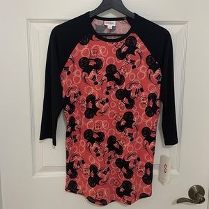 LuLaRoe randy Minnie Mouse baseball-cut Jersey